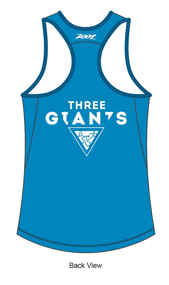 Womens LTD Run Singlet - Three Giants