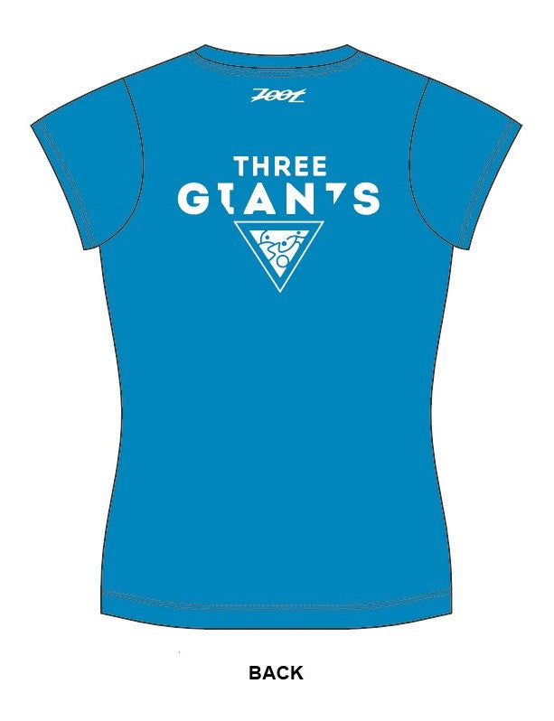 Womens LTD Run Tee - Three Giants