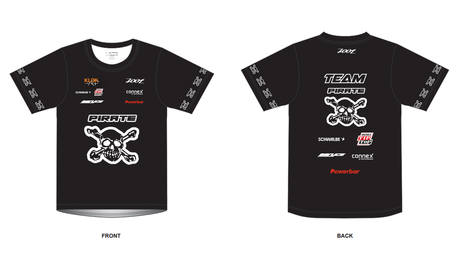 Mens LTD Run Tee - MC PIRATE 2025 - Black