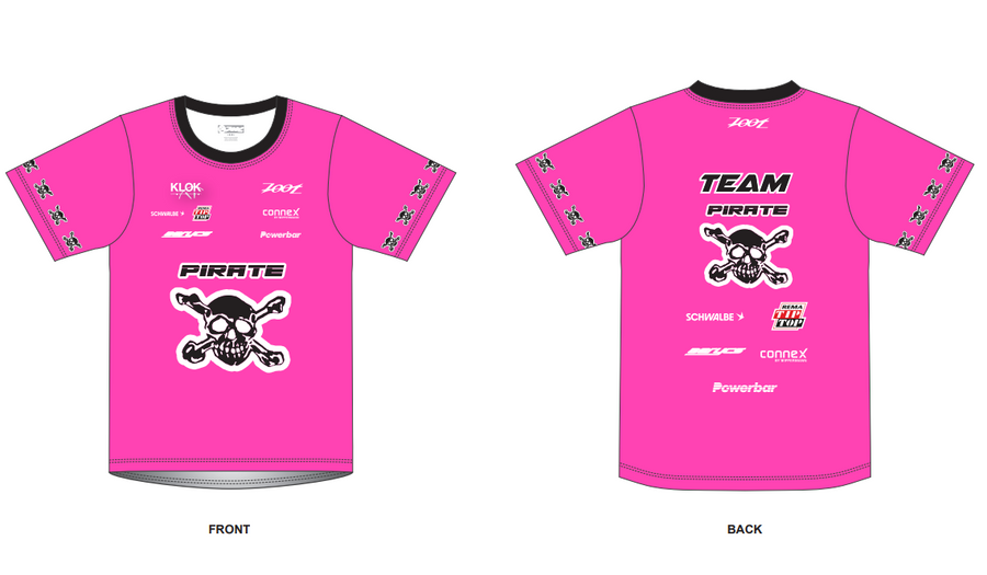 Mens LTD Run Tee - MC PIRATE 2025 - Pink