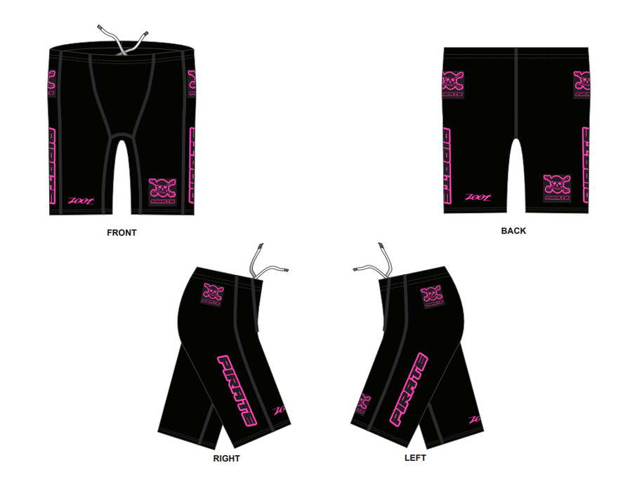 Mens LTD Swim Jammer - MC PIRATE - Pink