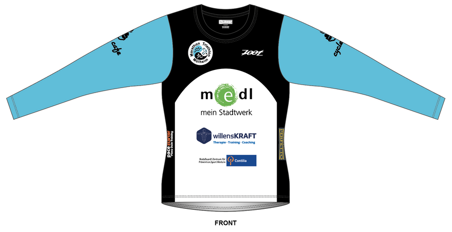 Mens LTD Run Longsleeve Tee - Marathon Triathlon Mülheim