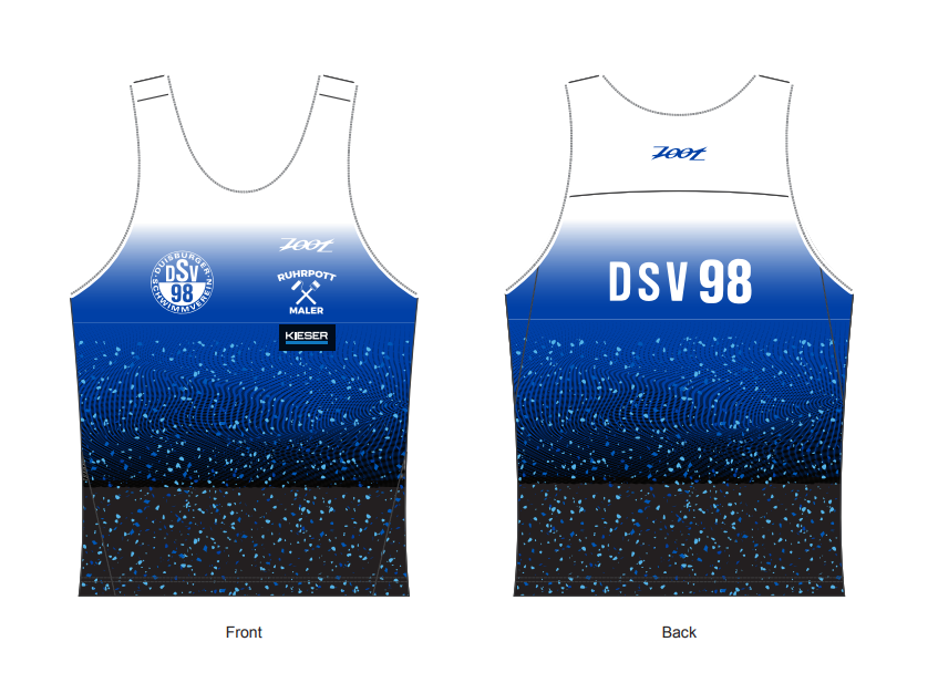 Mens LTD Run Singlet - DSV 98