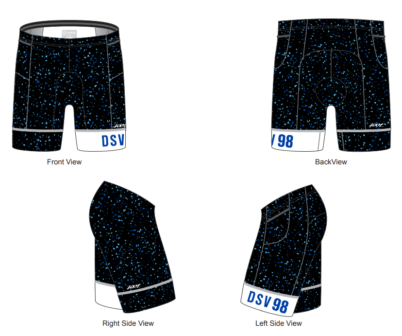 Mens LTD Triathlon 7 Inch Short - DSV 98