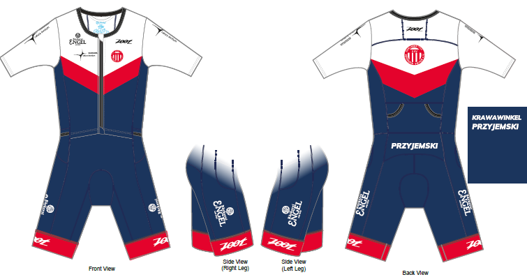 Mens LTD Triathlon Aero Full Zip Racesuit with name - SSV Wehrden