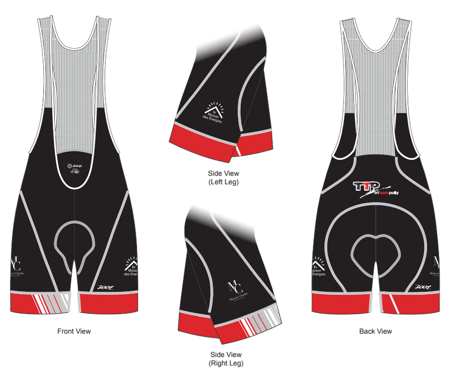 Womens LTD Cycle Bib - Pully