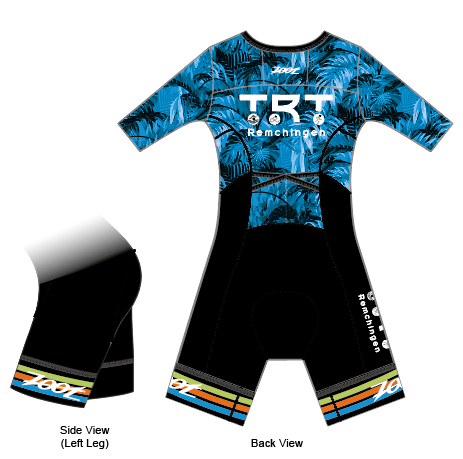 Women LTD Triathlon Aero Full Zip Racesuit - TRT Remchingen - ohne Namen