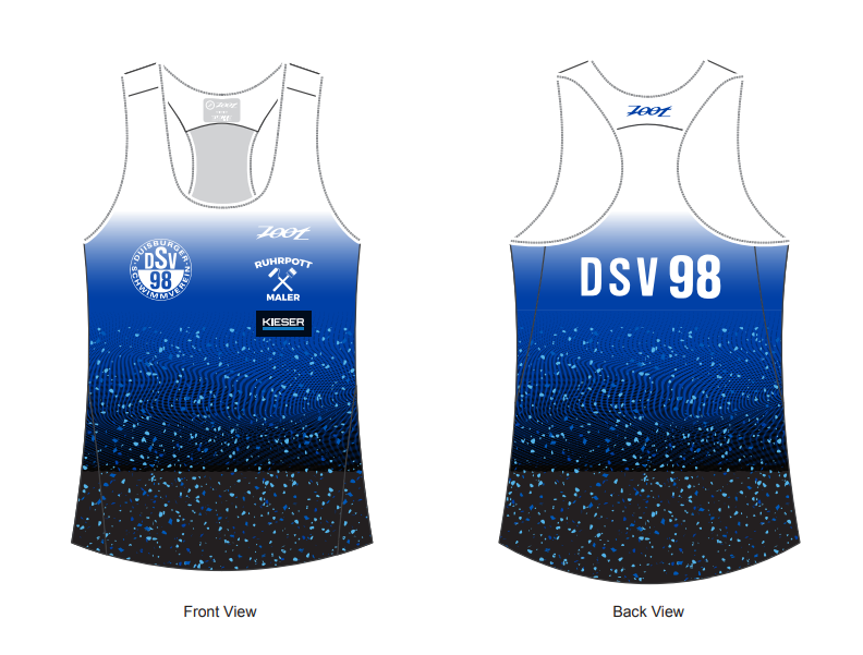 Womens LTD Run Singlet - DSV 98