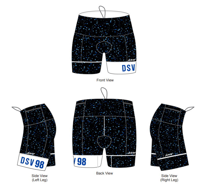 Womens LTD Triathlon 6  Inch Short - DSV 98