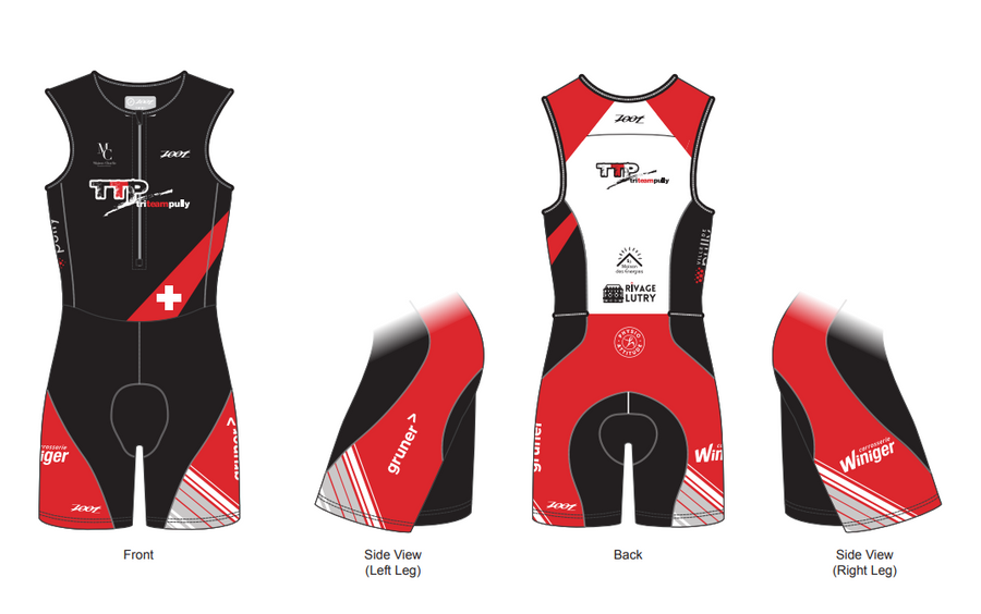 Youth LTD Protege Tri Racesuit - Pully