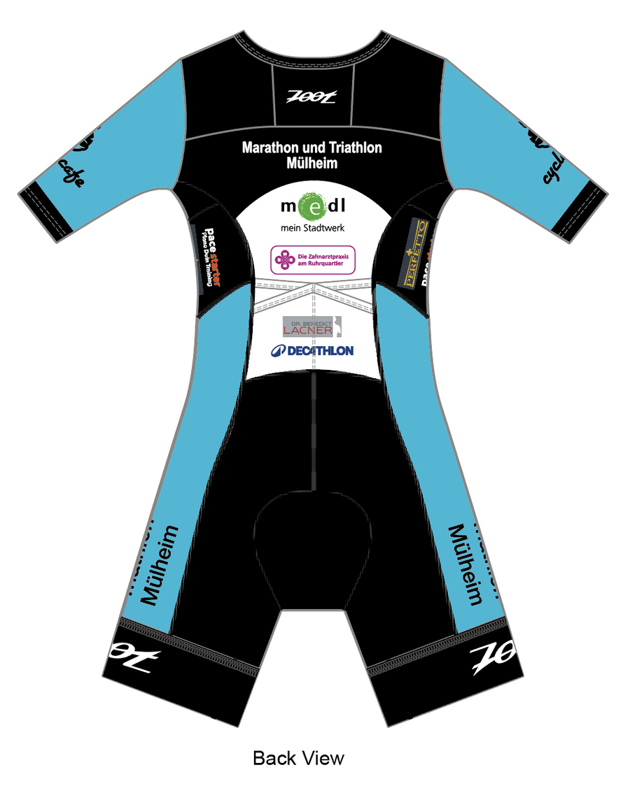 Womens LTD Triathlon Aero Full Zip Racesuit - Marathon Triathlon Mülheim