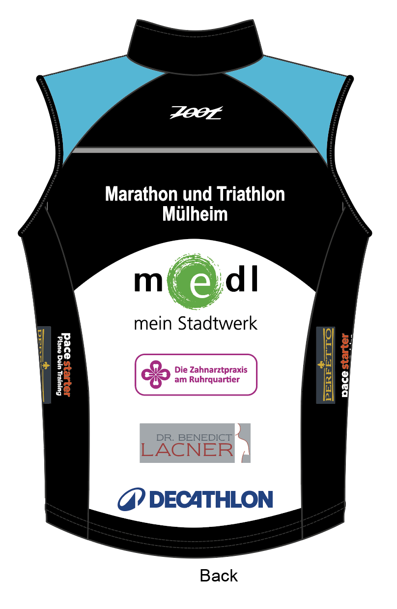 Mens LTD Cycle Vest - Marathon Triathlon Mülheim