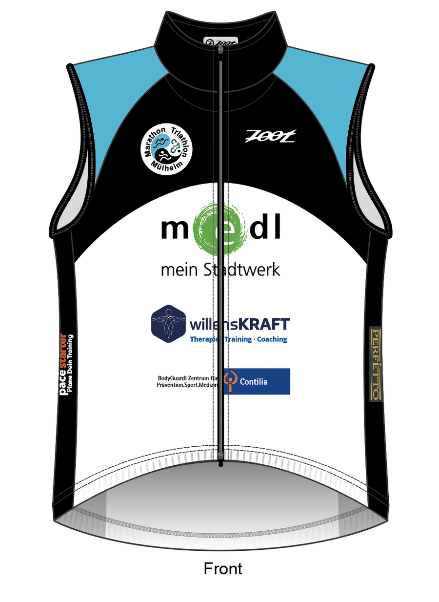 Mens LTD Cycle Vest - Marathon Triathlon Mülheim
