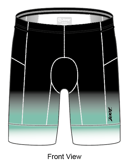 Mens LTD Triathlon 9 Inch Short - Berlin-Chemie