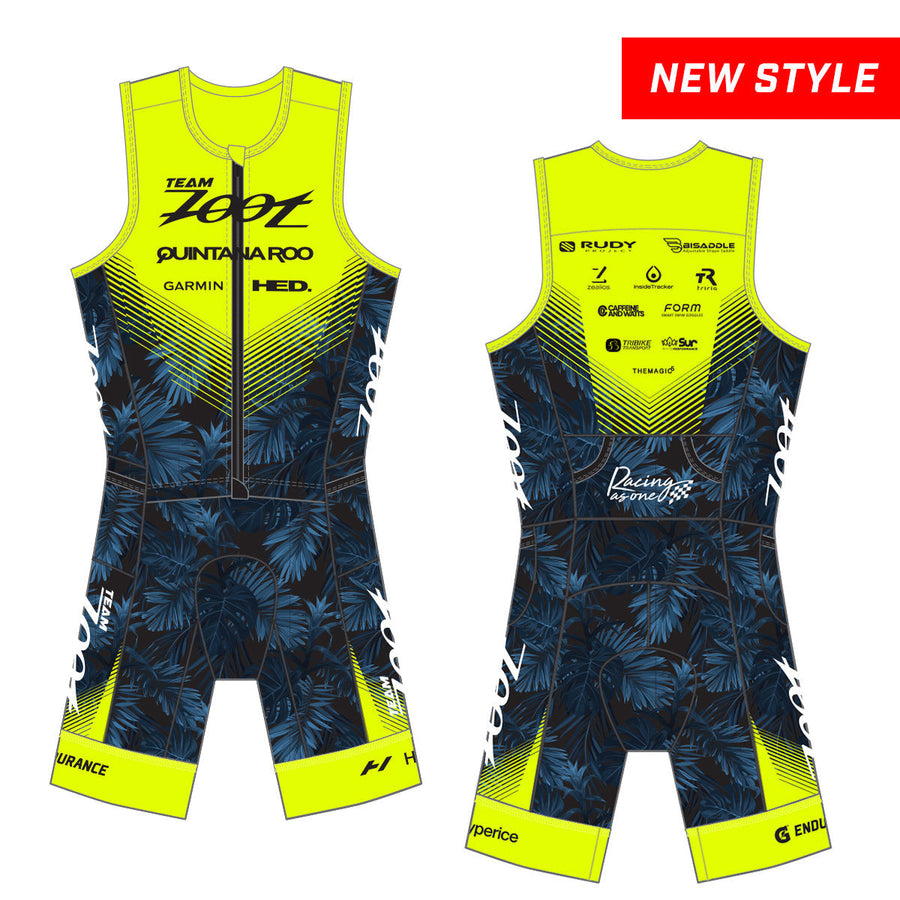 Mens LTD Triathlon Sleeveless Full Zip Racesuit - Demo Store