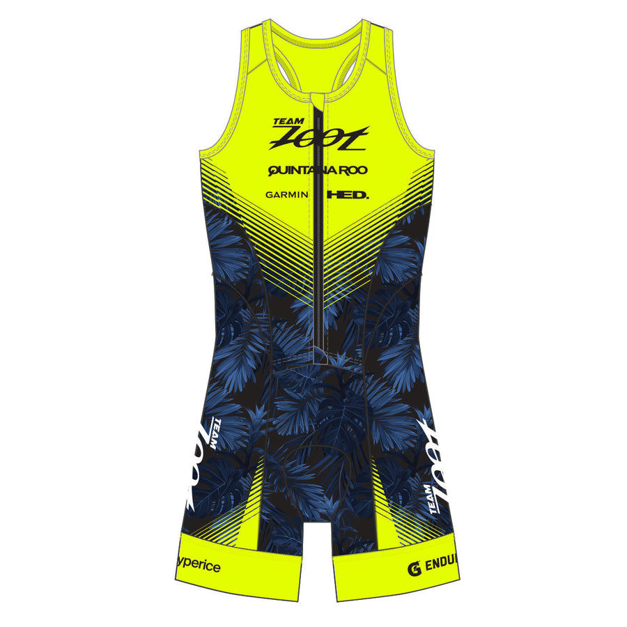 Womens LTD Triathlon Sleeveless Full Zip Racesuit - Demo Store