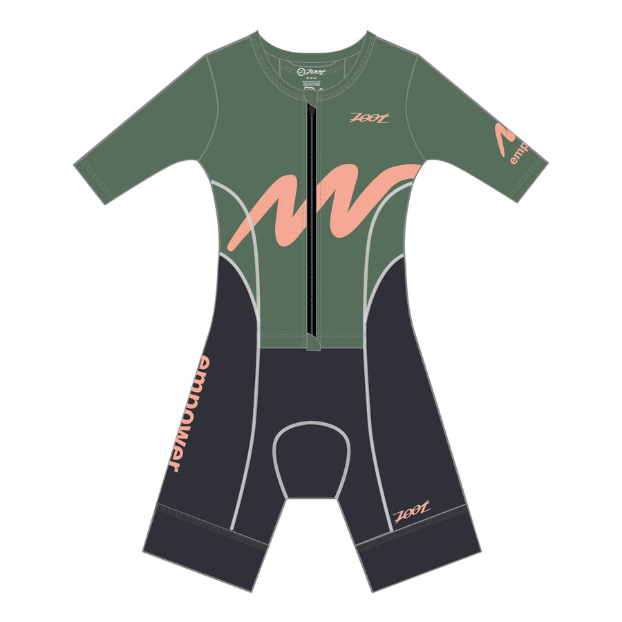 Womens LTD Triathlon Aero Full Zip Racesuit - Empower Triathlon