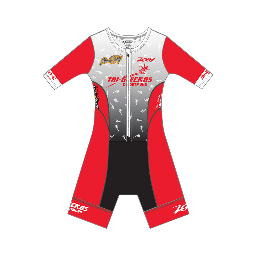 Womens LTD Triathlon Aero Full Zip Racesuit - Tri Geckos Dortmund