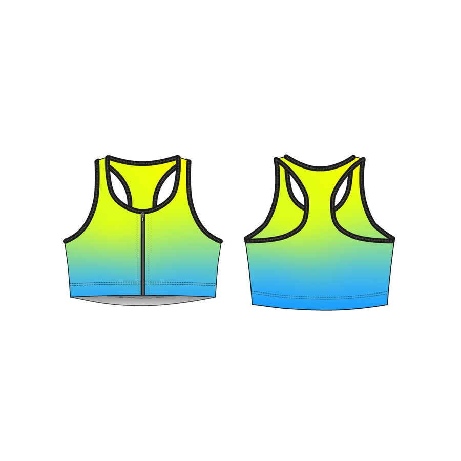 Womens LTD Triathlon Sleeveless Full Zip Racesuit - Felden Triathlon - Ohne Namen